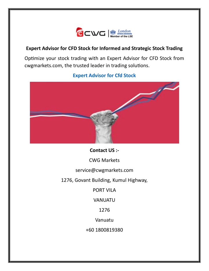 expert advisor for cfd stock for informed