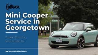 Mini Cooper Service in Georgetown - Euro Garage