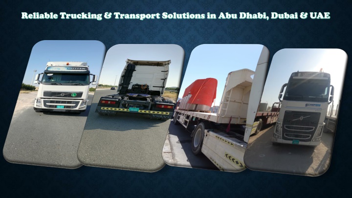 reliable trucking transport solutions