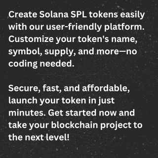 create solana spl tokens easily with our user