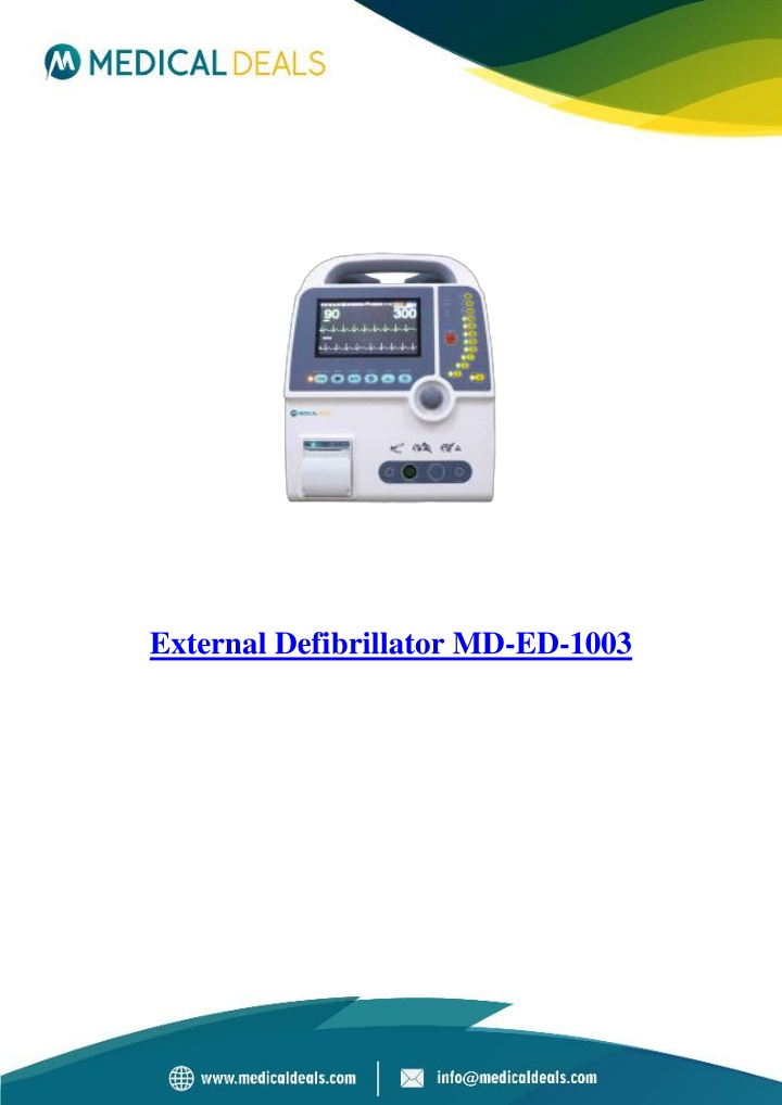 external defibrillator md ed 1003