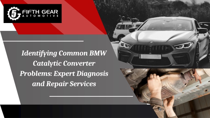 identifying common bmw catalytic converter