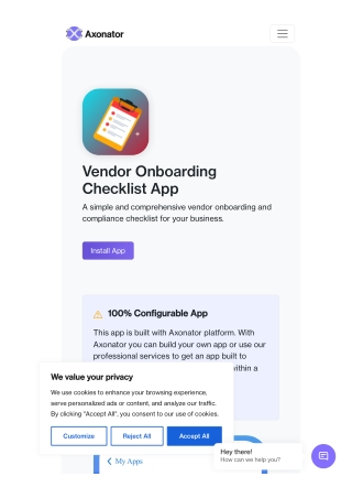 vendor onboarding checklist