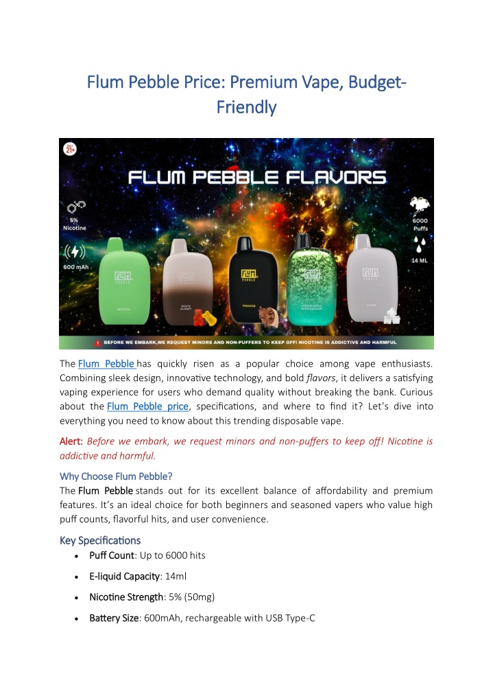 flum pebble price premium vape budget flum pebble