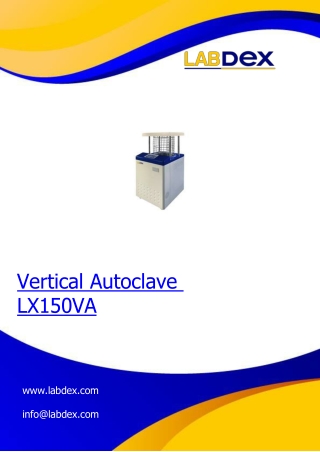 Vertical Autoclave LX150VA