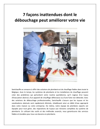 Comprendre le contexte du métier de chauffagiste