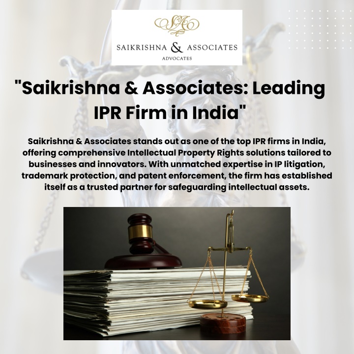 saikrishna associates leading ipr firm in india