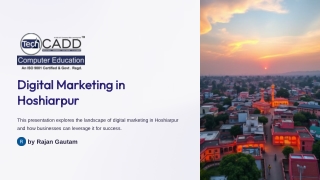 Digital Marketing Course in Hoshiarpur