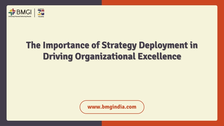 the importance of strategy deployment in driving