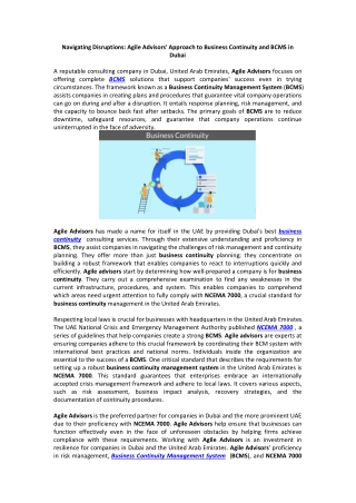 navigating disruptions agile advisors approach