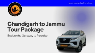 Chandigarh to Jammu Tour Package by new chandiagrh Travels