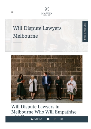 Will Dispute Lawyers Melbourne