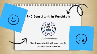 phd consultant in panchkula