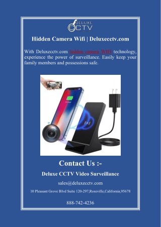 Hidden Camera Wifi Deluxecctv.com