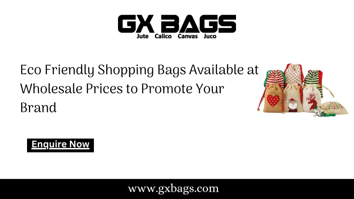 eco friendly shopping bags available at wholesale