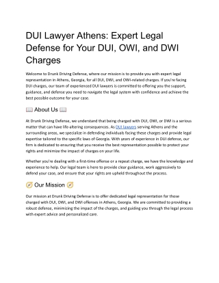 dui lawyer athens expert legal defense for your