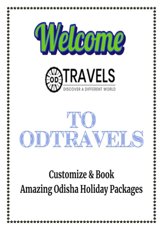 Bhubaneswar Tour Package by OD Travels- A Journey into the Heart of Culture and Heritage