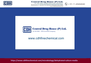 Microbiological Dehydrated Culture Media Manufacturers
