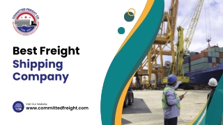 Best freight shipping company