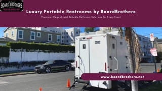 Luxury Portable Restrooms for Elegant Events – BoardBrothers