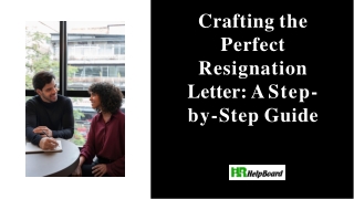 Resignation Letter