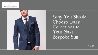 Why Choose Louis Collections for Your Bespoke Suit