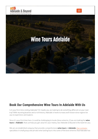 Adelaide Tours