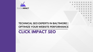 technical seo experts in baltimore optimize your