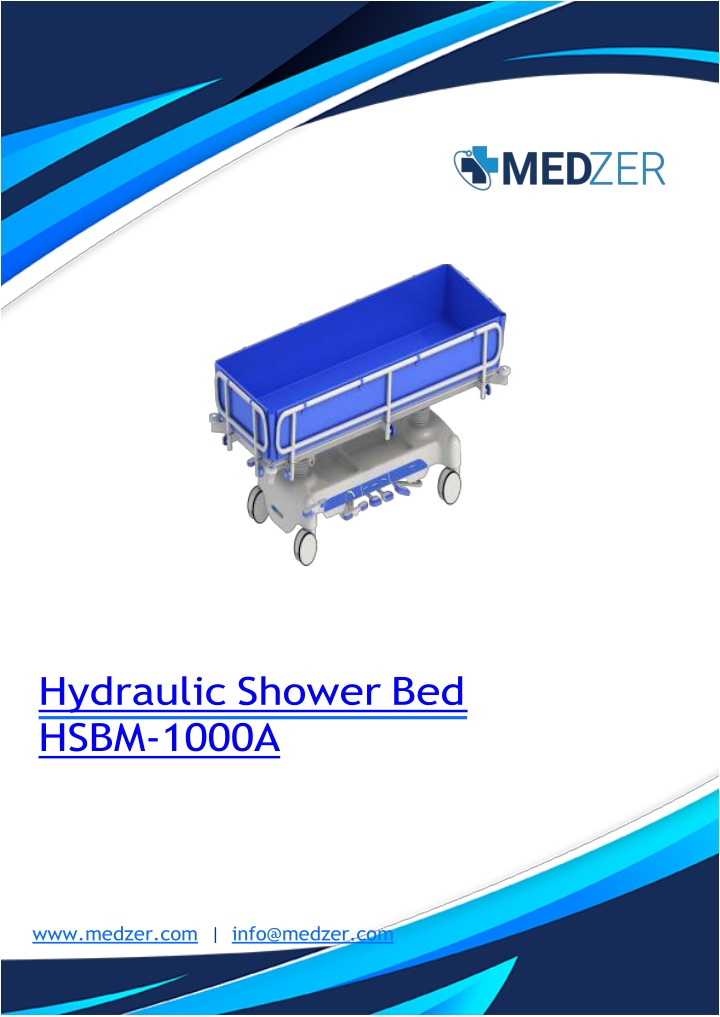 hydraulic shower bed hsbm 1000a