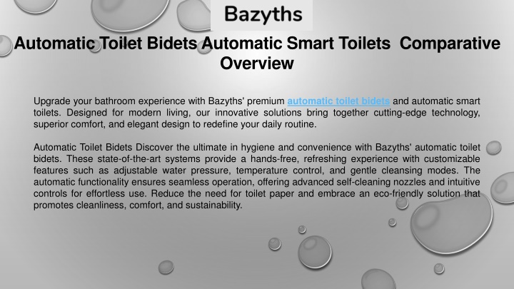 automatic toilet bidets automatic smart toilets