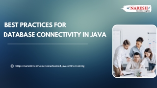 Best Practices for Database Connectivity in Java