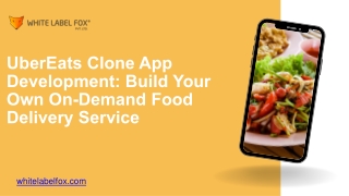 ubereats clone app development build your