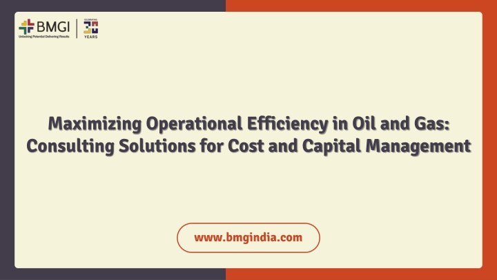 maximizing operational efficiency