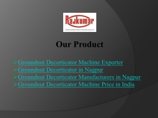 our product