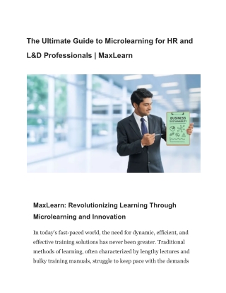 the ultimate guide to microlearning for hr and