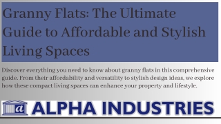 Granny Flats