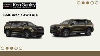 New 2025 GMC Acadia For Sale at Ken Ganley Buick GMC