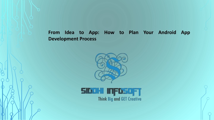 from idea to app how to plan your android