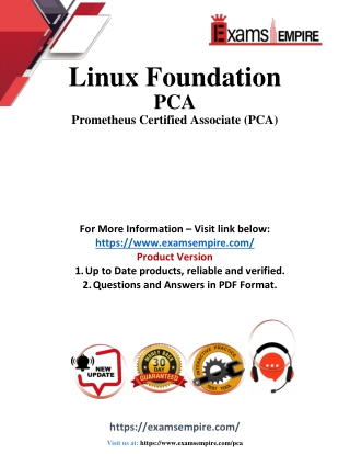 PCA Questions and Answers pdf dumps