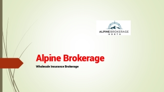 Top Rated General Brokerage Agency - Brokers Insurance NJ