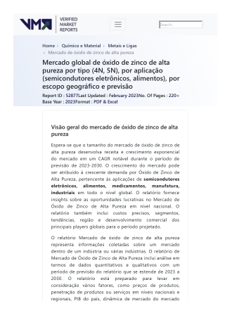 global-high-purity-zinc-oxide-market-2019-by-manufacturers-regions-type-and-application-forecast-to-2024