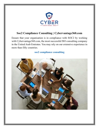 soc2 compliance consulting cybervantage360 com