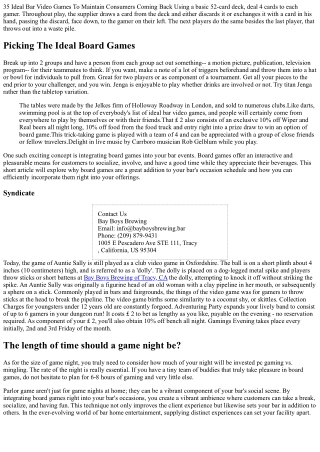 35 ideal bar video games to maintain consumers