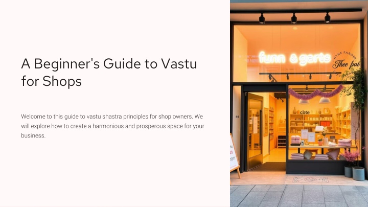 a beginner s guide to vastu for shops