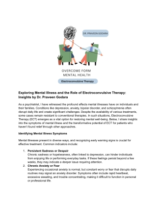 Electroconvulsive Therapy (ECT): Benefits, Procedure, and Safety