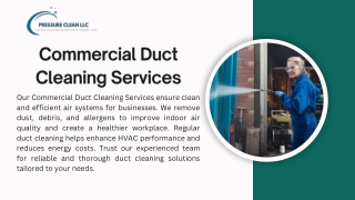 Expert Commercial Duct Cleaning Services for Businesses