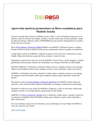 aprovecha nuestras promociones en flores econ