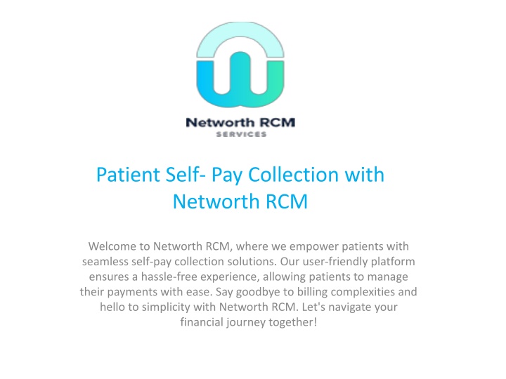 patient self pay collection with networth rcm