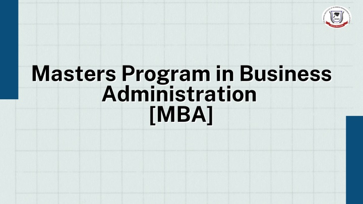 masters program in business masters program