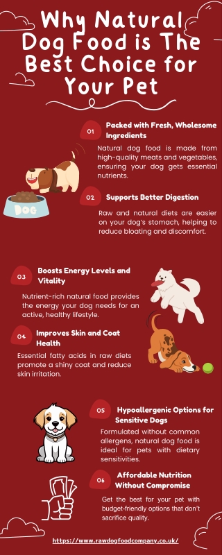 why natural dog food is the best choice for your